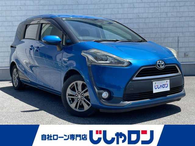 トヨタ シエンタ ハイブリッド G 栃木県 2017(平29)年 12万km コバルトブルーメタリック 株)IDOMが運営する【じしゃロン小山店】の自社ローン専用車両になります。こちらは現金またはオートローンご利用時の価格です。自社ローンご希望の方は別途その旨お申付け下さい//禁煙車/純正フルセグナビ/（CD/DVD/AM/FMラジオ）/(Bluetooth)/スマートキー/プッシュスタート/バックカメラ/ＥＴＣ/両側パワースライドドア/プリクラッシュブレーキ/車線逸脱警報/フリップダウンモニター/ドライブレコーダー/ステアリングリモコン/電動格納ドアミラー/パワーウインドウ/オートマチックハイビーム/オートライト/防眩ミラー