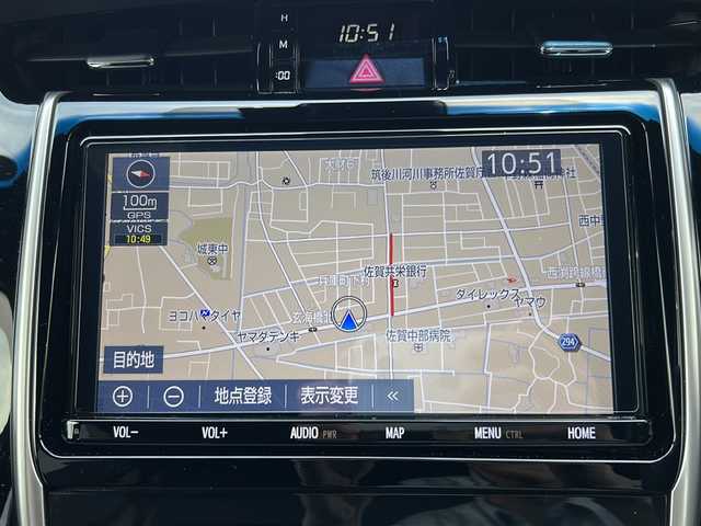 トヨタ ハリアー プレミアム 佐賀県 2019(令1)年 2.7万km ホワイトパールクリスタルシャイン メモリナビ/Bluetooth/CD/DVD/ワンオーナー/バックカメラ/地デジテレビ/フロントエアロ（MODELLISTA)/トヨタセーフティセンス/・衝突軽減システム/・レーンキープアシスト/・クリアランスソナー/ETC/MTモード付AT/オートライト／オートマチックハイビーム/クリアランスソナー/ブレーキホールド/パワーシート/エンジンスタートボタン/コーナーセンサー前後/エアバッグWサイド/電格ウィンカーミラー/ステアリングスイッチ/ウッド調皮まきステアリング