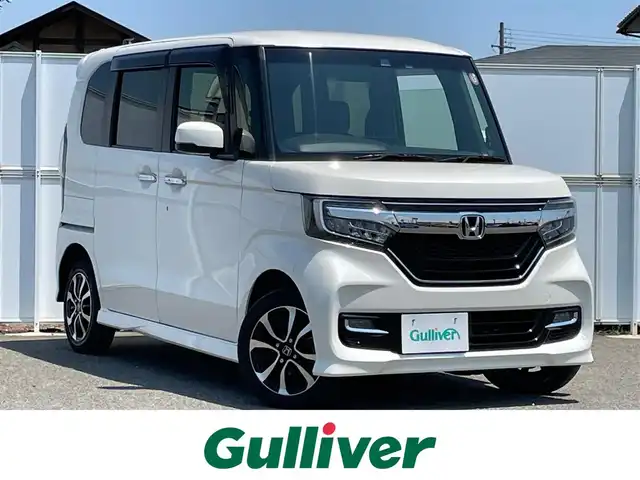 ホンダ Ｎ ＢＯＸ カスタム G L ホンダセンシング 岩手県 2018(平30)年 6.9万km プレミアムホワイトパールⅡ 4WD/ホンダセンシング/　・衝突軽減ブレーキ/　・路外逸脱抑制機能/　・アダプティブクルーズコントロール/　・車線維持支援システム/純正メモリナビ/　　CD/DVD/Bt/SD/USB/フルセグTV/バックカメラ/片側パワースライドドア/LEDオートライト/フォグランプ/シートヒーター/純正14インチアルミホイール/コーナーセンサー/スマートキー/ビルトインETC