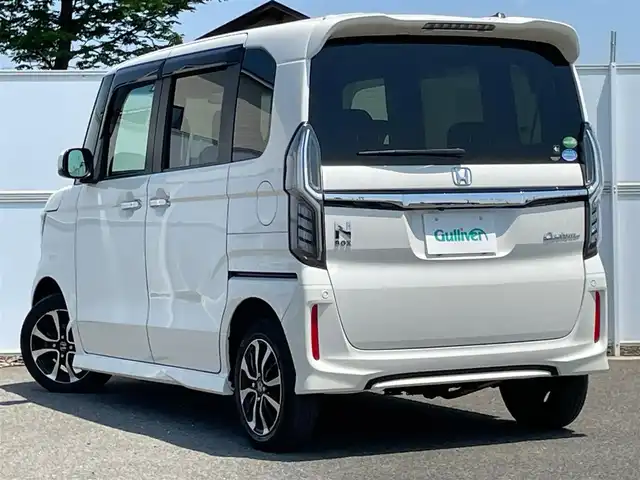ホンダ Ｎ ＢＯＸ カスタム G L ホンダセンシング 岩手県 2018(平30)年 6.9万km プレミアムホワイトパールⅡ 4WD/ホンダセンシング/　・衝突軽減ブレーキ/　・路外逸脱抑制機能/　・アダプティブクルーズコントロール/　・車線維持支援システム/純正メモリナビ/　　CD/DVD/Bt/SD/USB/フルセグTV/バックカメラ/片側パワースライドドア/LEDオートライト/フォグランプ/シートヒーター/純正14インチアルミホイール/コーナーセンサー/スマートキー/ビルトインETC