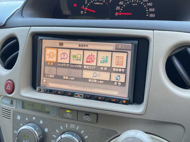 トヨタ シエンタ G 埼玉県 2007(平19)年 12.5万km グレーメタリック 社外HDDナビ/　　FM/AM/MSV/ETC/キーレスキー