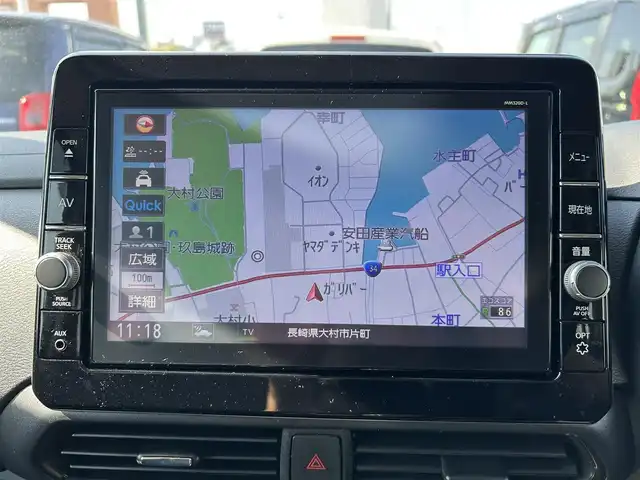 日産 ルークス ハイウェイスター X 長崎県 2021(令3)年 7.1万km 紺Ⅱ 純正9インチナビ/全方位カメラ/フルセグTV/CD/DVD/BT/衝突被害軽減ブレーキ/レーンキープアシスト/前後コーナーセンサー/オートライト/片側パワースライド/ハンズフリーオートスライド/後席サーキュレーター/LEDヘッドライト/フォグランプ/ドアバイザー/電格ミラー/プッシュスタート