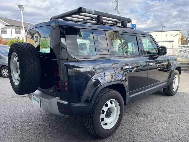 ランドローバー ランドローバー ディフェンダー 110S 岩手県 2020(令2)年 4万km 黒 ワンオーナー/エアサスペンション/全方位カメラ/衝突軽減ブレーキ/レーダークルーズコントロール/レーンキープアシスト/オートマチックパーキングエイド/リアトラフィックモニター/クリアランスソナー/横滑り防止装置/純正ナビ（BT/AM/FM/USB）/アイドリングストップ/ミラー型前後ドライブレコーダー/ビルトインETC2.0/純正ルーフキャリアー/ルーフラック/純正フロアマット/LEDヘッドライト/スマートキー　2本/プッシュスタート/ステアリングスイッチ/保証書/取扱説明書