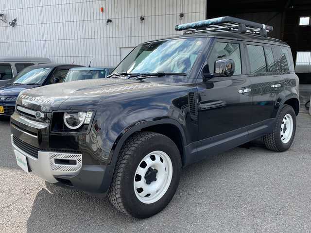 ランドローバー ランドローバー ディフェンダー 110S 岩手県 2020(令2)年 4万km 黒 ワンオーナー/エアサスペンション/全方位カメラ/衝突軽減ブレーキ/レーダークルーズコントロール/レーンキープアシスト/オートマチックパーキングエイド/リアトラフィックモニター/クリアランスソナー/横滑り防止装置/純正ナビ（BT/AM/FM/USB）/アイドリングストップ/ミラー型前後ドライブレコーダー/ビルトインETC2.0/純正ルーフキャリアー/ルーフラック/純正フロアマット/LEDヘッドライト/スマートキー　2本/プッシュスタート/ステアリングスイッチ/保証書/取扱説明書