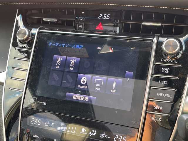 トヨタ ハリアー ハイブリッド プレミアム アドバンスドP 新潟県 2016(平28)年 3.4万km スパークリングブラックパールクリスタルシャイン 4WD/純正SDナビ/CD/DVD/BD/BT/フルセグテレビ/SDミュージックサーバー/全方位カメラ/ETC2.0/ドライブレコーダー/衝突被害軽減ブレーキ/レーンキープアシスト/レーダークルーズコントロール/サンルーフ/革シート/パワーシート/シートヒーター/パワーバックドア/コーナーセンサー/ステアリングスイッチ/スマートキー/プッシュスタート/LEDヘッドライト/オートライト/オートハイビーム/フォグランプ/純正18インチアルミホイール