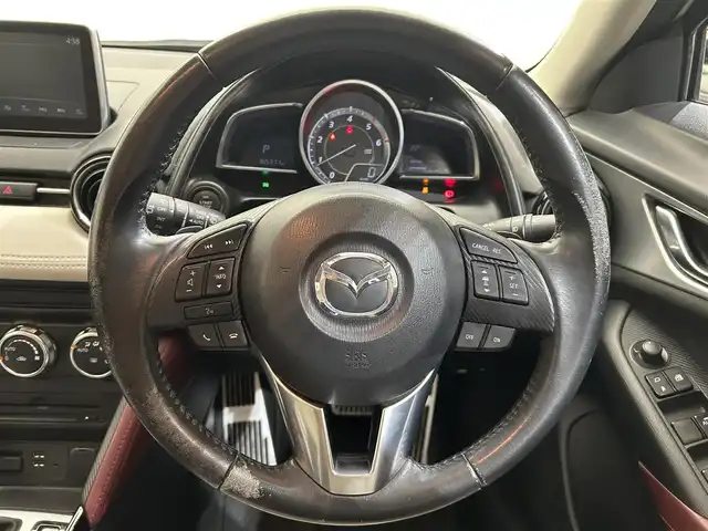 マツダ ＣＸ－３ XD ツーリング Lパッケージ 愛媛県 2015(平27)年 16.6万km 白 ・純正ナビ/(フルセグ/CD/DVD/BT)/・バックカメラ/・SBS/SCBS/・BSM/・レーダークルーズコントロール/・車線逸脱警報システム/・アイドリングストップ/・D/N席シートヒーター/・パドルシフト/・純正18インチアルミホイール/・純正フロアマット/・ステアリングリモコン/・ドアバイザー/・ETC/・スペアキー