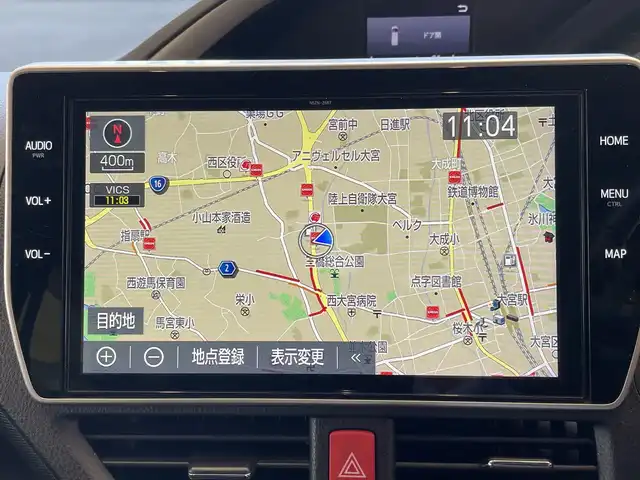 トヨタ ヴォクシー ZS 煌Ⅲ 埼玉県 2021(令3)年 4.4万km ブラック トヨタセーフティーセンス/純正フリップダウンモニター/純正10インチSDナビ/　　　CD/DVD/BT/フルセグ/両側パワースライドドア/ハーフレザーシート/LEDオートライト/純正16インチアルミホイール/ステアリングスイッチ/ビルトインETC2.0