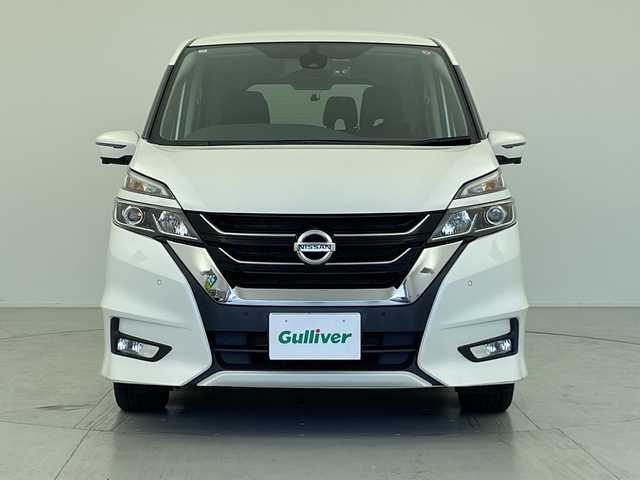 日産 セレナ ハイウェイスターVセレクションⅡ 愛知県 2018(平30)年 6.1万km ブリリアントホワイトパール ワンオーナー/純正9インチメモリナビ・フルセグＴＶ/ＣＤ・ＤＶＤ・Bluetooth/アラウンドビューモニター/両側パワースライドドア/ハンズフリーパワースライドドア/後席オートエアコン/スマートキー/エンジンプッシュスタート/LEDヘッドライト/プロパイロット/サンシェード/後席テーブルUSBポート有/ETC