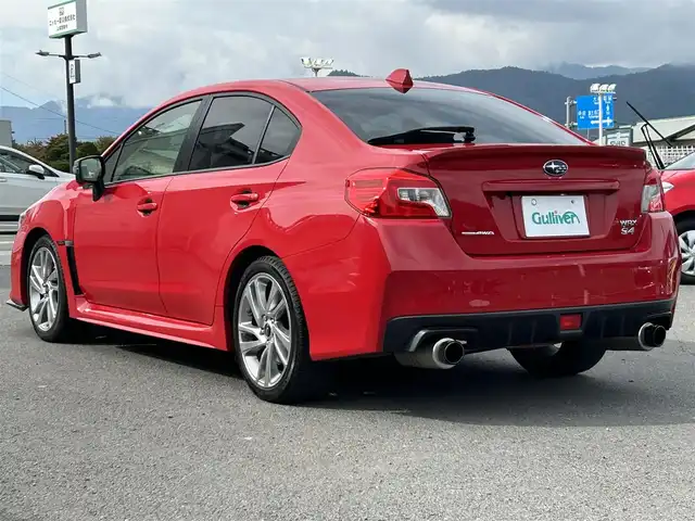スバル ＷＲＸ Ｓ４ 2．0GT‐S アイサイト 山梨県 2016(平28)年 7.3万km ピュアレッド アイサイト/　・プリクラッシュブレーキ/　・車線逸脱警報/　・車線逸脱抑制装置/　・先行車発進お知らせ/　・スバルリヤビークルディテクション/　・全車速追従機能付きクルーズコントロール/社外フロントエアロ/純正ナビ/　(CD/DVD/USB/SD/iPod/BT/TV)/バックカメラ/サイドカメラ/オートライト/フォグランプ/ハーフレザーシート/パワーシート/純正18インチアルミホイール/パドルシフト/ブラインドスポットモニター/HKSマフラー/JBLウーファー/Blitz　DSC-FOUR/Blitz　タワーバー/HELLA　ホーン/スマートキー/ETC