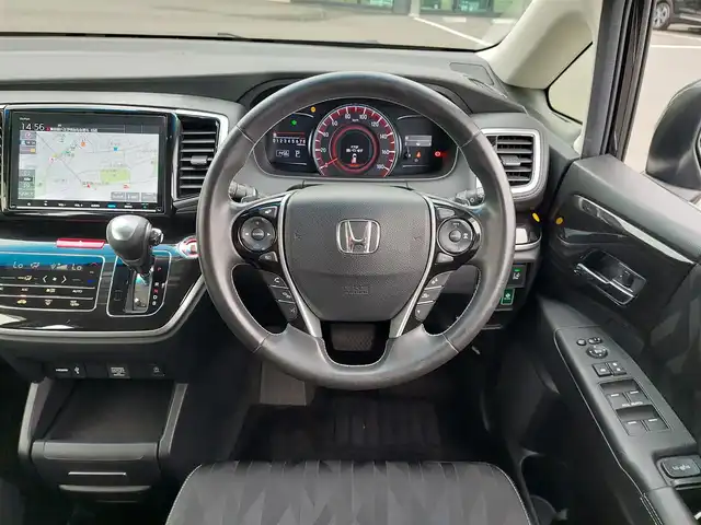 ホンダ オデッセイ アブソルート・EXホンダセンジング 東京都 2019(令1)年 4.9万km クリスタルブラックパール 純正9インチナビ(VXM-197VFi)/【DVD/CD/radio/TV/BT/SD/USB/ipod】/マルチビューカメラシステム/ETC2.0/レーダークルーズコントロール/両側電動スライドドア/ブラインドスポットインフォメーション/スマートパーキングアシスト/VSA/ハーフレザーシート/シートヒーター/パワーシート/オットマン/LEDヘッドライト/フォグランプ/社外16インチアルミホイール/プッシュスタート/スマートキー