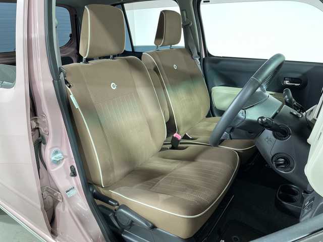 ダイハツ ミラ ココア プラスX スペシャルコーデ 神奈川県 2014(平26)年 4.2万km ムースピンクパール 社外７型ナビ（KXMG710W）/(ＣＤ/ＤＶＤ/Ｂｌｕｅｔｏｏｔｈ/USB/フルセグＴＶ)/バックカメラ/ルーフレール/ＨＩＤヘッドライト/フォグランプ/360度ドライブレコーダー/スマートキー/リア７面フィルム施工/ドアバイザー/新車時保証書/取扱説明書/スペア板キー