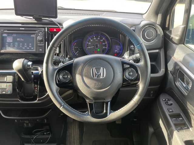 ホンダ Ｎ ＷＧＮ カスタム G ターボパッケージ 長野県 2016(平28)年 5.2万km クリスタルブラックパール 【(株)IDOMが運営する【じしゃロン長野店】の自社ローン対象車両になります。こちらは現金ご利用時の価格です。自社ローンご希望の方は別途その旨お申付け下さい。/社外ナビ/バックカメラ/純正アルミホイール/ステアリングスイッチ/クルーズコントロール/ETC