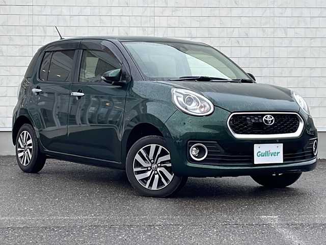 トヨタ パッソ モーダ　Gパッケージ 福島県 2016(平28)年 8.4万km ダークエメラルドマイカ ４WD ナビ フルセグTV　Bluetooth バックカメラ 衝突軽減ブレーキ ETC　横滑り防止装置 純正アルミホイール オートライト ドアバイザー フォグランプ フロアマット スマートキー