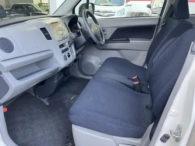 スズキ ワゴンＲ FX 高知県 2009(平21)年 10.4万km スペリアホワイト リモコンキー/純正フロアマット/AC/スペアキー/ETC/ベンチシート/盗難防止装置/Wエアバッグ/保証書/取扱説明書/記録簿