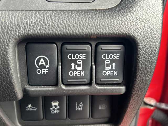 日産 デイズ ルークス ハイウェイスター Gターボ 福岡県 2018(平30)年 9.1万km スパークリングレッドM 純正7インチナビ/（TV/Bluetooth/AM/FM/SD/CD/DVD）/アラウンドビューモニター/両側パワースライドドア/純正15インチアルミホイール/純正フロアマット/オートライト/オートハイビーム/LEDヘッドライト/フォグランプ/衝突軽減ブレーキ/プッシュスタート/スマートキー/スペアキー