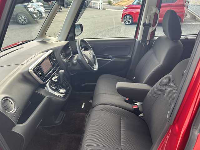 日産 デイズ ルークス ハイウェイスター Gターボ 福岡県 2018(平30)年 9.1万km スパークリングレッドM 純正7インチナビ/（TV/Bluetooth/AM/FM/SD/CD/DVD）/アラウンドビューモニター/両側パワースライドドア/純正15インチアルミホイール/純正フロアマット/オートライト/オートハイビーム/LEDヘッドライト/フォグランプ/衝突軽減ブレーキ/プッシュスタート/スマートキー/スペアキー