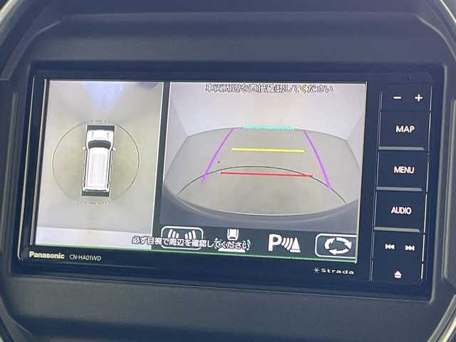 スズキ ハスラー Jスタイル 岐阜県 2022(令4)年 1.5万km ブルーイッシュブラックパール デュアルカメラブレーキサポート/Panasonic7インチナビ/（CD/DVD/Bluetooth/フルセグ/SD）/全方位カメラ/前席シートヒーター/前方ドライブレコーダー/ETC/ステアリングスイッチ/オートLEDライト/電動格納ミラー/スマートキー/純正フロアマット