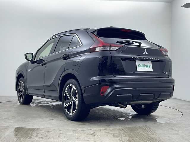 三菱 エクリプス クロス ＰＨＥＶ P 秋田県 2024(令6)年 0.4万km アメジストブラック 4WD/三菱e-Assist/純正メモリナビ/　（AM/FM/BT/TV）/全方位カメラ/パドルシフト/レーダークルーズコントロール/ヘッドアップディスプレイ（HUD）/純正前後ドライブレコーダー/前後コーナーセンサー/電動リアゲート/運転席パワーシート/全席シートヒーター/ステアリングヒーター/プッシュスタート/ETC/LEDヘッドライト/オートライト/スマートキー/スペアキー