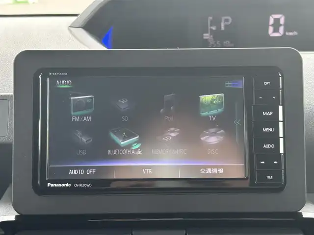 ダイハツ タント カスタム X 福島県 2019(令1)年 3.6万km シャイニングホワイトパール 社外ナビゲーション/型番：CN-RE05WD/【CD/DVD/SD/USB/BT/TV】/バックカメラ/フリップダウンモニター/ドライブレコーダー/ETC/両側電動スライドドア/衝突回避支援ブレーキ機能/車線逸脱警報機能/車線逸脱抑制制御機能/アイドリングストップ/LEDオートライト/LEDフォグランプ/純正フロアマット/純正ドアバイザー