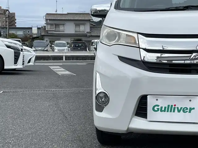 三菱 ｅＫカスタム G 広島県 2014(平26)年 3.9万km シルキーホワイト メモリナビ/フルセグテレビ/【Bluetooth/USB/CD/DVD/iPod】/全周囲カメラ/ドライブレコーダー（前のみ）/ETC/アイドリングストップ/ウィンカーミラー/ドアバイザー/プッシュスタート/HIDヘッドライト/電動格納ミラー