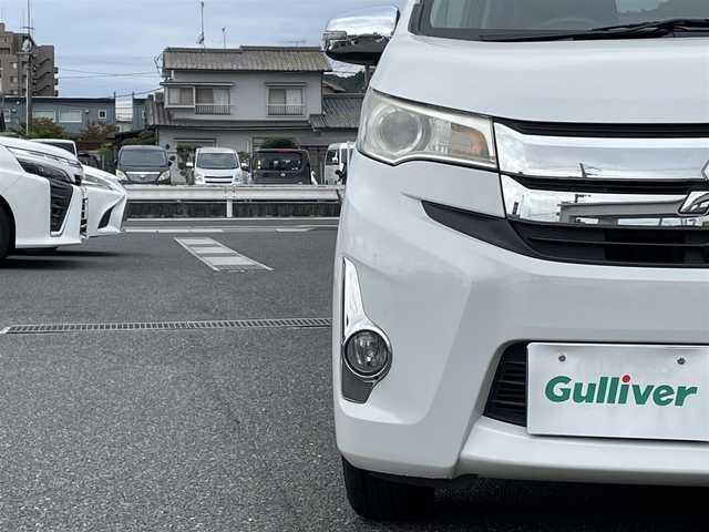 三菱 ｅＫカスタム G 広島県 2014(平26)年 3.9万km シルキーホワイト メモリナビ/フルセグテレビ/【Bluetooth/USB/CD/DVD/iPod】/全周囲カメラ/ドライブレコーダー/ETC/シートヒーター/アイドリングストップ/ウィンカーミラー/ドアバイザー/プッシュスタート/HIDヘッドライト/電動格納ミラー