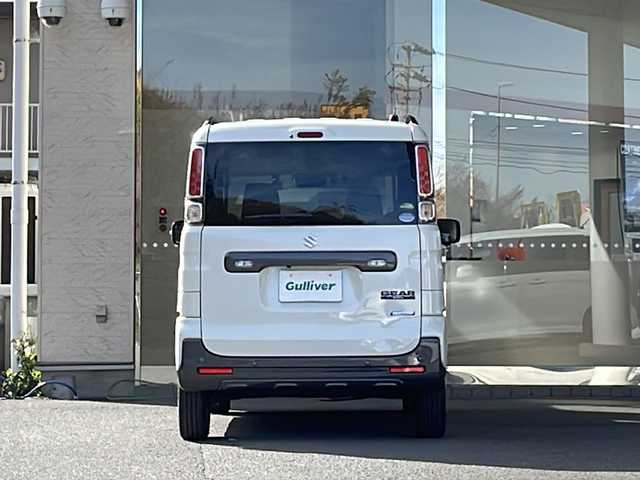 スズキ スペーシア ギア HYBRID XZ 福島県 2021(令3)年 5万km ピュアホワイトP １オーナー　純正８インチ　全方位モニター　スズキセーフティーサポート　レーダークルーズコントロール　両側パワースライドドア　シートヒーター　ＥＴＣ　前後ドライブレコーダー　クリアランスソナー