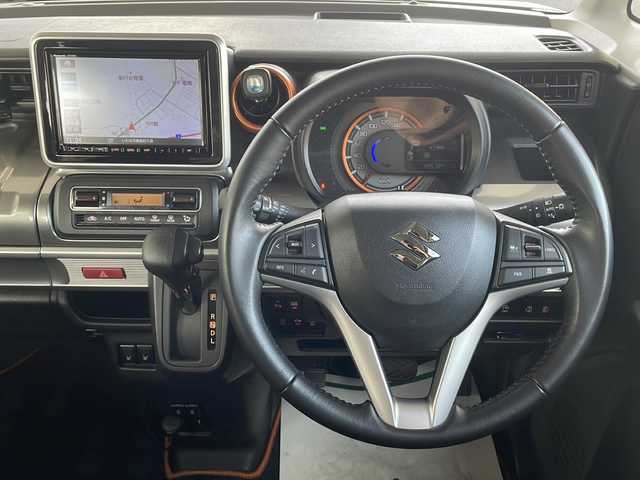スズキ スペーシア ギア HYBRID XZ 福島県 2021(令3)年 5万km ピュアホワイトP １オーナー　純正８インチ　全方位モニター　スズキセーフティーサポート　レーダークルーズコントロール　両側パワースライドドア　シートヒーター　ＥＴＣ　前後ドライブレコーダー　クリアランスソナー