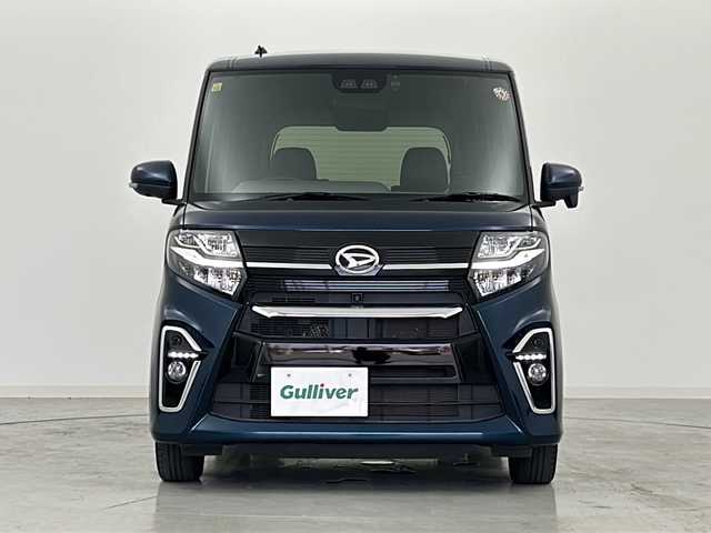 ダイハツ タント カスタム X セレクション 徳島県 2020(令2)年 3.5万km レーザーブルークリスタルシャイン 禁煙車/ワンオーナー/スマートアシストIII/・衝突警報機能/・衝突回避支援ブレーキ機能/・車線逸脱警報機能/・誤発進抑制機能(前後)/・先行車発進お知らせ機能/・オートハイビーム/・コーナーセンサー(前後)/パノラマモニター/両側パワースライドドア/純正7インチSDナビ/(AM.FM.CD.DVD.BT)/バックカメラ/サイドカメラ/フルセグTV/ハーフレザーシート/前席シートヒーター/運転席ロングスライド機能/純正ドライブレコーダー(F)/純正１４インチAW/純正フロアマット/LEDヘッドライト/LEDフォグランプ/スマートキー×2/ロールアップサンシェード