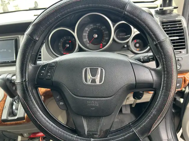 ホンダ クロスロード 20X 奈良県 2007(平19)年 13.9万km アトランティックブルーグレーメタリック フルセグナビ　/ＥＴＣ　/バックカメラ　/ドライブレコーダー　/３列シート　/純正フロアマット　/社外アルミホイール