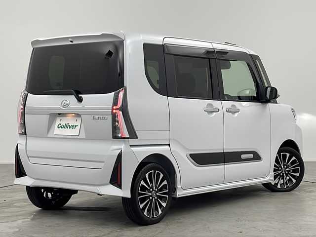 ダイハツ タント カスタム RS 愛知県 2023(令5)年 0.6万km シャイニングホワイトパール /純正10インチメモリーナビ//CD/DVD/BT/USB//フルセグTV//バックカメラ//両側パワースライドドア//ＬＥＤオートライト//前席シートヒーター//ハーフレザーシート//スマートキー//衝突軽減ブレーキ//クリアランスソナー//アイドリングストップ//純正15インチＡＷ//横滑り防止//オートリトラクタブルウィンカー//フロアマット//革巻きステア//ステアスイッチ//ロールサンシェード//オートホールド//保証書//取説//スペアスマートキー