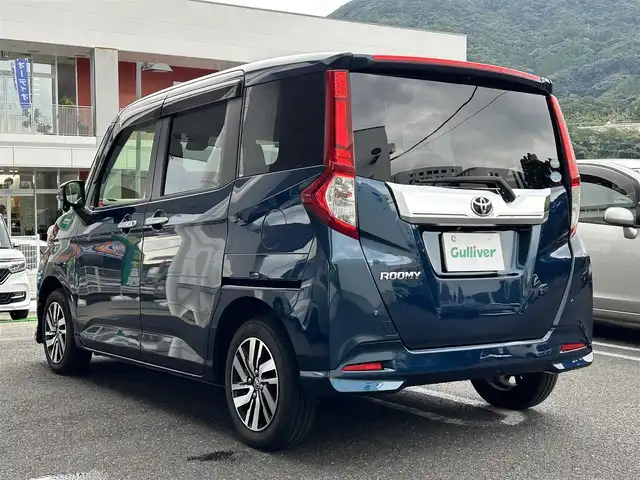トヨタ ルーミー カスタムG S 長崎県 2017(平29)年 9.7万km レーザーブルークリスタルシャイン ワンオーナー/純正SDナビ(FM/AM/CD/BT/TV)/両側パワースライドドア/ビルトインETC/クルーズコントロール/バックカメラ/アイドリングストップ/純正フロアマット/純正アルミホイール/フロント・リアエアロ/オートライト/ABS/VSC/TCS/後方コーナーセンサー/衝突被害軽減システム/スマートキー/スペアキー/保証書