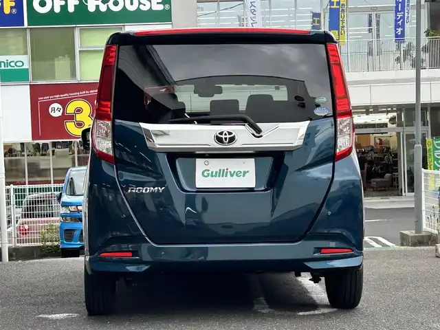 トヨタ ルーミー カスタムG S 長崎県 2017(平29)年 9.7万km レーザーブルークリスタルシャイン ワンオーナー/純正SDナビ(FM/AM/CD/BT/TV)/両側パワースライドドア/ビルトインETC/クルーズコントロール/バックカメラ/アイドリングストップ/純正フロアマット/純正アルミホイール/フロント・リアエアロ/オートライト/ABS/VSC/TCS/後方コーナーセンサー/衝突被害軽減システム/スマートキー/スペアキー/保証書