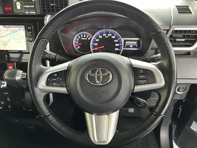 トヨタ ルーミー カスタムG S 長崎県 2017(平29)年 9.7万km レーザーブルークリスタルシャイン ワンオーナー/純正SDナビ(FM/AM/CD/BT/TV)/両側パワースライドドア/ビルトインETC/クルーズコントロール/バックカメラ/アイドリングストップ/純正フロアマット/純正アルミホイール/フロント・リアエアロ/オートライト/ABS/VSC/TCS/後方コーナーセンサー/衝突被害軽減システム/スマートキー/スペアキー/保証書