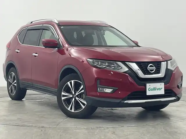 日産 エクストレイル 20X 群馬県 2017(平29)年 3.7万km ガーネットレッド 純正ナビ　全方位カメラ　デジタルインナーミラー　電動リアゲート　アダプティブクルーズコントロール　衝突被害軽減ブレーキ　シートヒーター　電動パーキングブレーキ　ＥＴＣ　前後ドラレコ　ＬＥＤライト　禁煙