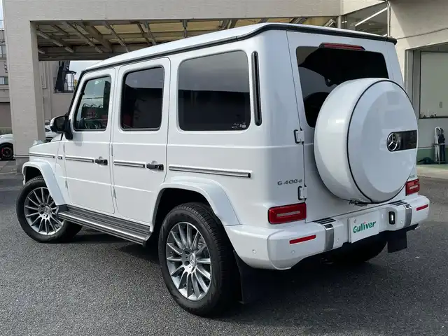 メルセデス・ベンツ ゲレンデヴァーゲン Ｇ４００ｄ AMGライン 神奈川県 2023(令5)年 0.6万km パール ワンオーナー/マヌファクトゥーアプログラム/AMGライン/ラグジュアリーパッケージ/サンルーフ/ブルメスターサウンド/レーダーセーフティパッケージ/黒革シート/純正メモリーナビ・地デジTV/純正USB/BT再生/360°カメラ/ETC2.0/純正前後ドライブレコーダー/前席パワーシート/エアシート/全席シートヒーター/レーダークルーズコントロール/PCS/LKA/BSM/標識認識/純正20インチAW/LEDライト/コーナーセンサー/パドルシフト/プッシュスタート/キーレス×2/R6/7年ディーラー整備記録/保証書・取説あり