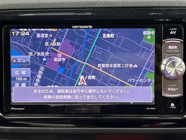 トヨタ ヴィッツ ハイブリッド F 奈良県 2017(平29)年 3.5万km ブラックマイカ SDナビ/AVIC-RW901/Bluetooth フルセグTV CD DVD iPod/バックカメラ/レーンキープアシスト/オートハイビーム/ドラレコ/ETC/スマートキー/純正フロアマット
