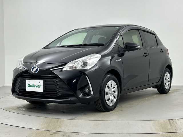 トヨタ ヴィッツ ハイブリッド F 奈良県 2017(平29)年 3.5万km ブラックマイカ SDナビ/AVIC-RW901/Bluetooth フルセグTV CD DVD iPod/バックカメラ/レーンキープアシスト/オートハイビーム/ドラレコ/ETC/スマートキー/純正フロアマット