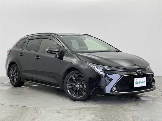 トヨタ カローラツーリング ダブルバイビー 富山県 2020(令2)年 3.4万km ブラックマイカ 純正ナビ（AM/FM/USB/BT/Miracast）/フルセグTV/バックカメラ/アダプティブクルーズコントロール/衝突被害軽減ブレーキ/レーンキープアシスト/コーナーセンサー前後/ブラインドスポットモニター/オートマチックハイビーム/LEDヘッドライト/ハーフレザーシート/純正17インチAW/スマートキー/プッシュスタート/保証書/純正フロアマット