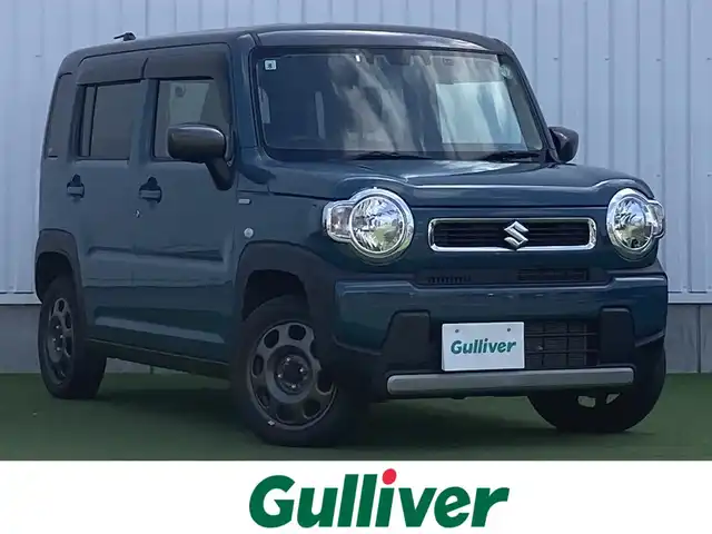 スズキ ハスラー HYBRID G 香川県 2021(令3)年 3.4万km デニムブルー ガンメタリック 2トーン 登録時走行距離：33694km/ケンウッド製メモリナビ/　CD DVD BT フルセグTV/バックカメラ/デュアルカメラブレーキサポート/レーンキープアシスト/クリアランスソナー/横滑り防止装置/アイドリングストップ/オートライト/レベラいざヘッドライト/前後ドライブレコーダー/ETC/シートヒーター/プッシュスタート/スマートキー/スペアキー