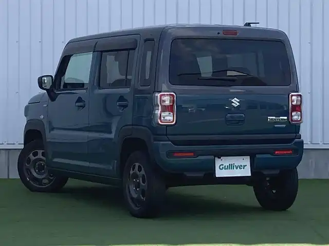 スズキ ハスラー HYBRID G 香川県 2021(令3)年 3.4万km デニムブルー ガンメタリック 2トーン 登録時走行距離：33694km/ケンウッド製メモリナビ/　CD DVD BT フルセグTV/バックカメラ/デュアルカメラブレーキサポート/レーンキープアシスト/クリアランスソナー/横滑り防止装置/アイドリングストップ/オートライト/レベラいざヘッドライト/前後ドライブレコーダー/ETC/シートヒーター/プッシュスタート/スマートキー/スペアキー