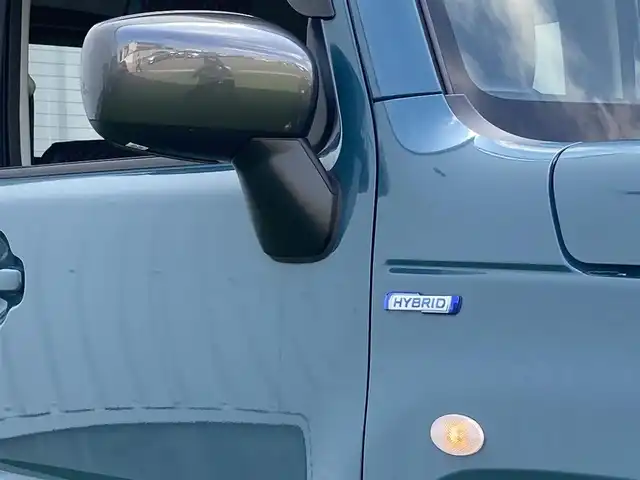 スズキ ハスラー HYBRID G 香川県 2021(令3)年 3.4万km デニムブルー ガンメタリック 2トーン 登録時走行距離：33694km/ケンウッド製メモリナビ/　CD DVD BT フルセグTV/バックカメラ/デュアルカメラブレーキサポート/レーンキープアシスト/クリアランスソナー/横滑り防止装置/アイドリングストップ/オートライト/レベラいざヘッドライト/前後ドライブレコーダー/ETC/シートヒーター/プッシュスタート/スマートキー/スペアキー