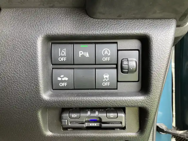 スズキ ハスラー HYBRID G 香川県 2021(令3)年 3.4万km デニムブルー ガンメタリック 2トーン 登録時走行距離：33694km/ケンウッド製メモリナビ/　CD DVD BT フルセグTV/バックカメラ/デュアルカメラブレーキサポート/レーンキープアシスト/クリアランスソナー/横滑り防止装置/アイドリングストップ/オートライト/レベラいざヘッドライト/前後ドライブレコーダー/ETC/シートヒーター/プッシュスタート/スマートキー/スペアキー