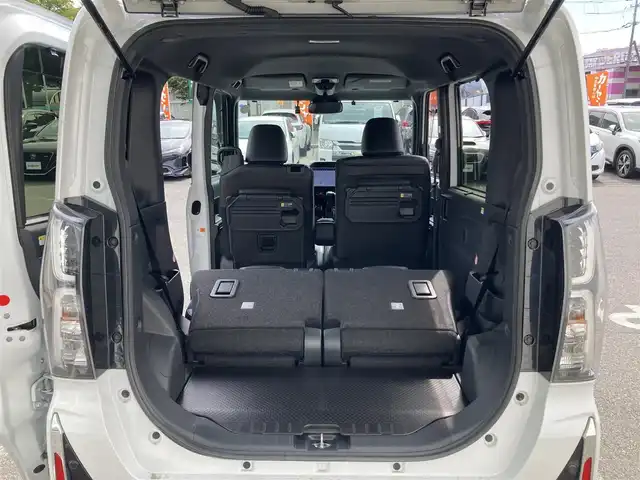 ダイハツ タント カスタム RS 鳥取県 2022(令4)年 1.2万km ブラックマイカメタリック/シャイニングホワイトパール スマートアシスト/純正10型ナビ【MMZN-Z72DS】/・フルセグ/Bluetooth/CD/DVD/全方位モニター/両側電動スライドドア/スマートキー/プッシュスタート/ビルトインETC/純正ドライブレコーダー/ハーフレザーシート/前席シートヒーター/純正AW/LEDヘッドライト/オートライト/W&サイドエアバック/カーテンエアバック/シートバックテーブル/ロールサンシェード