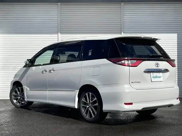 トヨタ エスティマ アエラス プレミアム 福島県 2016(平28)年 4.5万km ホワイトパールクリスタルシャイン 純正メモリーナビ/CD/DVD/SD/BT/フルセグTV/Toyota Safety Sense C/純正フリップダウンモニター/両側パワースライドドア/クルーズコントロール/ハーフレザーシート/ステアリングリモコン/オートハイビーム/LEDヘッドライト/バックカメラ/社外エンジンスターター/ビルトインETC/プッシュスタート/ドアバイザー/フロアマット