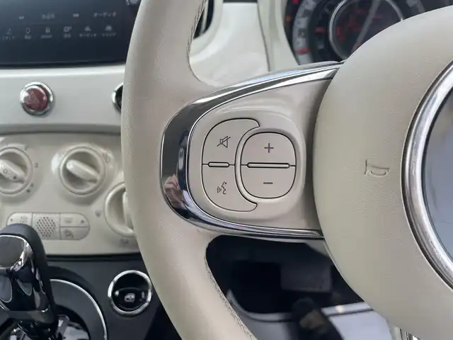 フィアット ５００ 1．2 ポップ 滋賀県 2020(令2)年 3万km 白 純正ディスプレイオーディオ/Bluetooth/キーレス/アイドリングストップ/ETC/保証書/取扱説明書/スペアキー