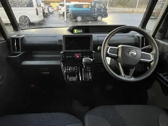 ダイハツ タント カスタム X 青森県 2023(令5)年 1万km ターコイズブルーマイカメタリック 4WD/前席シートヒーター/両側パワースライドドア/プッシュスタート/スマートキー×２/純正フロアマット/アイドリングストップ/衝突被害軽減システム