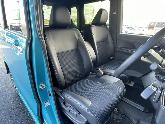 ダイハツ タント カスタム X 青森県 2023(令5)年 1万km ターコイズブルーマイカメタリック 4WD/前席シートヒーター/両側パワースライドドア/プッシュスタート/スマートキー×２/純正フロアマット/アイドリングストップ/衝突被害軽減システム