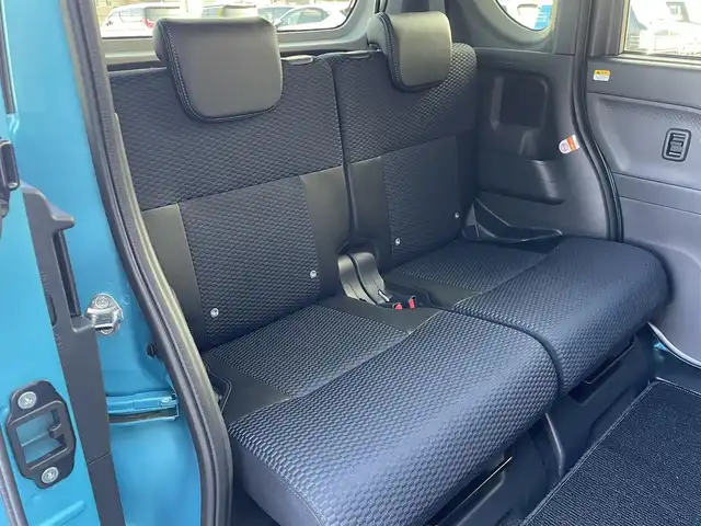 ダイハツ タント カスタム X 青森県 2023(令5)年 1万km ターコイズブルーマイカメタリック 4WD/前席シートヒーター/両側パワースライドドア/プッシュスタート/スマートキー×２/純正フロアマット/アイドリングストップ/衝突被害軽減システム