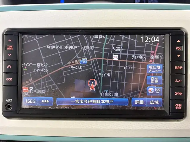 ダイハツ ムーヴ キャンバス X LTD SA Ⅱ 愛知県 2016(平28)年 5.4万km パールホワイトⅢ/ファインミントメタリック 2トーン 純正7インチナビ/（TV/AM/FM/CD/AUX）/バックカメラ/両側パワースライドドア/純正フロアマット/社外AW/オートライト/プッシュスタート/スマートキー/スペアキー/ドアバイザー/ベンチシート/ステアリングリモコン/電動格納見ミラー