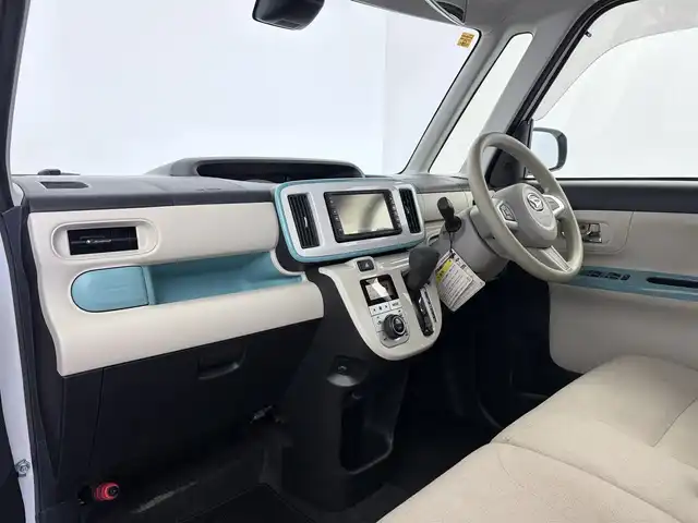 ダイハツ ムーヴ キャンバス X LTD SA Ⅱ 愛知県 2016(平28)年 5.4万km パールホワイトⅢ/ファインミントメタリック 2トーン 純正7インチナビ/（TV/AM/FM/CD/AUX）/バックカメラ/両側パワースライドドア/純正フロアマット/社外AW/オートライト/プッシュスタート/スマートキー/スペアキー/ドアバイザー/ベンチシート/ステアリングリモコン/電動格納見ミラー